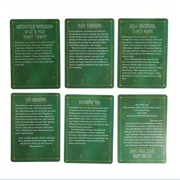 The Practical Witch's Spell Deck Tarot Oracle100 Cards NWT - Picture 3 of 4
